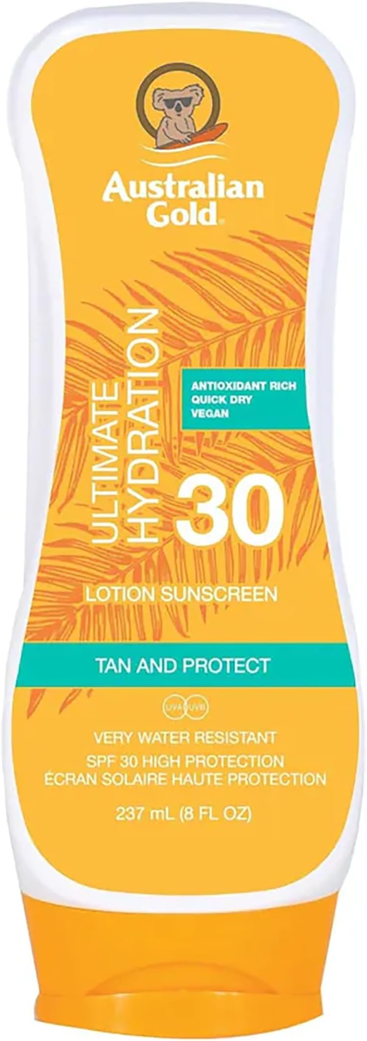 Australian Gold SPF 30 Lotion 237ml Aloe Vera Moisturizing Water Sweat Resistant