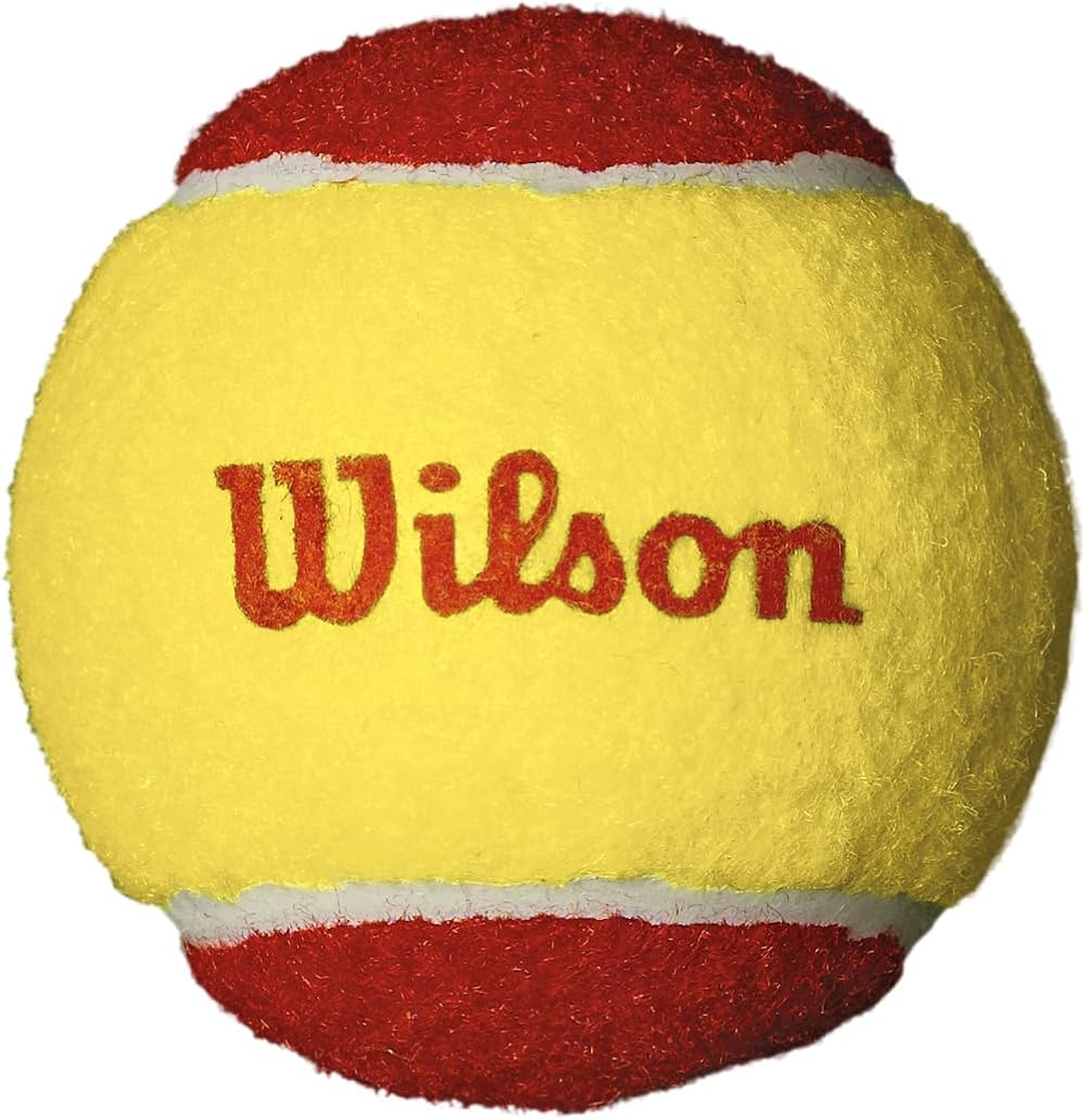 Wilson Starter Red Tball 3 Pack Tennis Balls Soft Bounce 75% Less