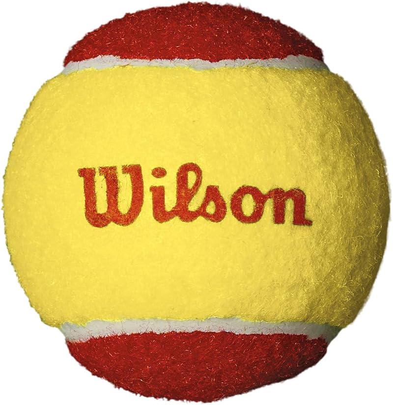 Wilson Starter Red Tball 3 Pack Tennis Balls Soft Bounce 75% Less