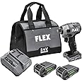 FLEX 24V Brushless Cordless 1/4-Inch Hex Impact Driver Kit with (2) 2.5Ah Lithium Battery and 160W Fast Charger - FX1351-2A