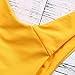 HHei_K Womens Swimsuit, Ladies Summer Fashion Solid Tube Tops Low Waist Twist Front Thong Strapless Swim Bathing Suits Swimwear Bikini Set (S, B-Yellow)