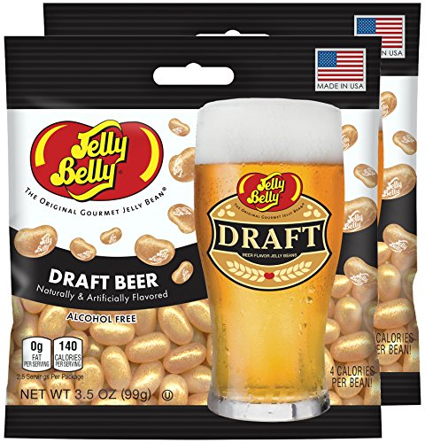 Jelly Belly Draft Beer Jelly Beans, 3.5 oz Bag (Pack of 2)