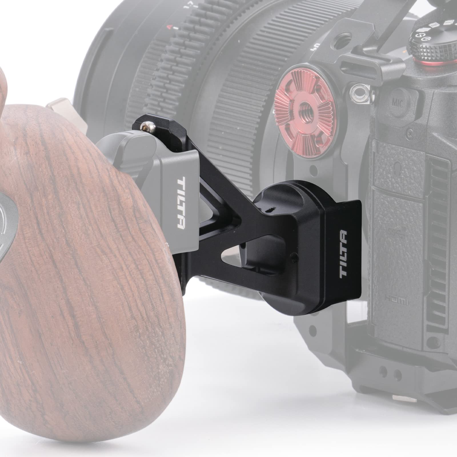 Tilta Left Side NATO Extension Attachment Filmmaking kit Compatible with Tilta Camera Cage,Side handle,NATO Rail Attachment - Black TA-NEA-L-B