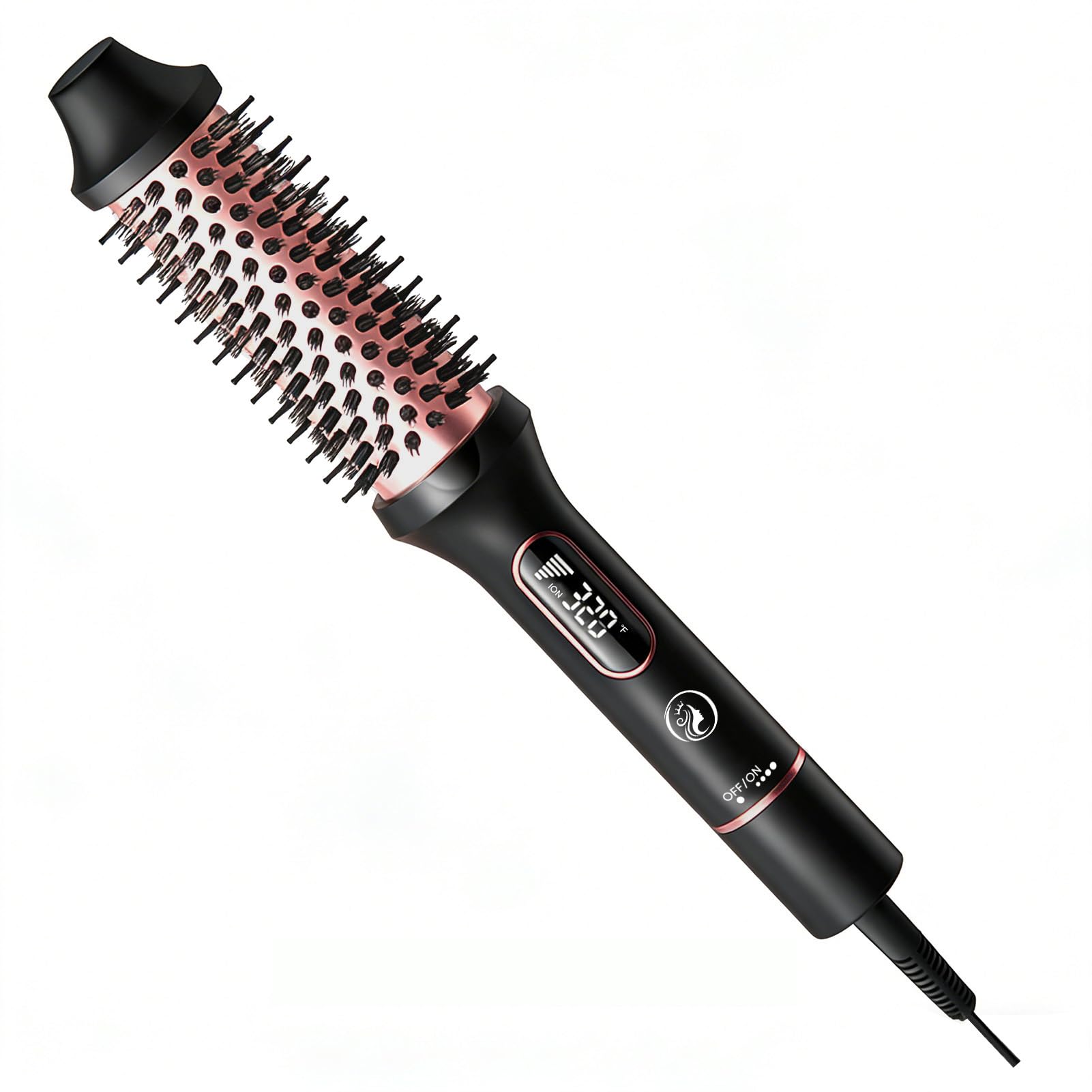 Photo 1 of *UNTESTED*
CINOSTAR Heated Round Brush for Blowout Look Volumizer, 1.5 inch Styler Tool, 6 Temps Ionic Thermal Brush, Fast Heating, Dual Voltage for Travel, Purple