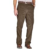 Chums Men's Corduroy Pants with Hidden Extra Stretch Elasticated Waist