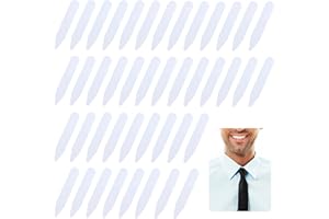 ZEYIYER 90PCS 2" Collar Stays for Men's Dress Shirts, Plastic Collar Stays, Shirt Collar Stays for Men, Dress Shirt Collar Inserts Tabs with Collar Stay Case for Dress Shirts