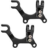 ZUDKSUY 2 Pcs Brake Bracket Adapter 22mm Bicycle Disc Brake Adapter Disc Brake Bracket Converter Mount for Mountain Bikes and Road Bikes Modification Brake Bracket Frame Adapter Mounting Holder
