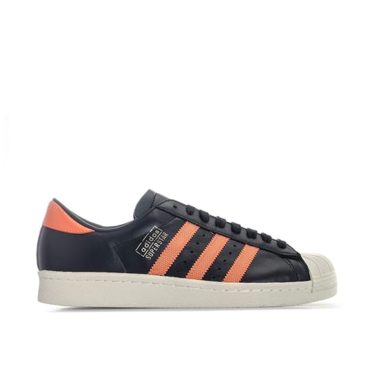 adidas Originals Herren Superstar OG Sneakers Schuhe -schwarz orange
