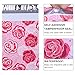 UCGOU Poly Mailers 6x9 Inch Red and Pink Roses Designer 100 Pack Patterned #1 Shipping Bags Mailing Envelopes Self Seal Waterproof and Tear Proof Boutique Postal Small Business for Jewelry and More