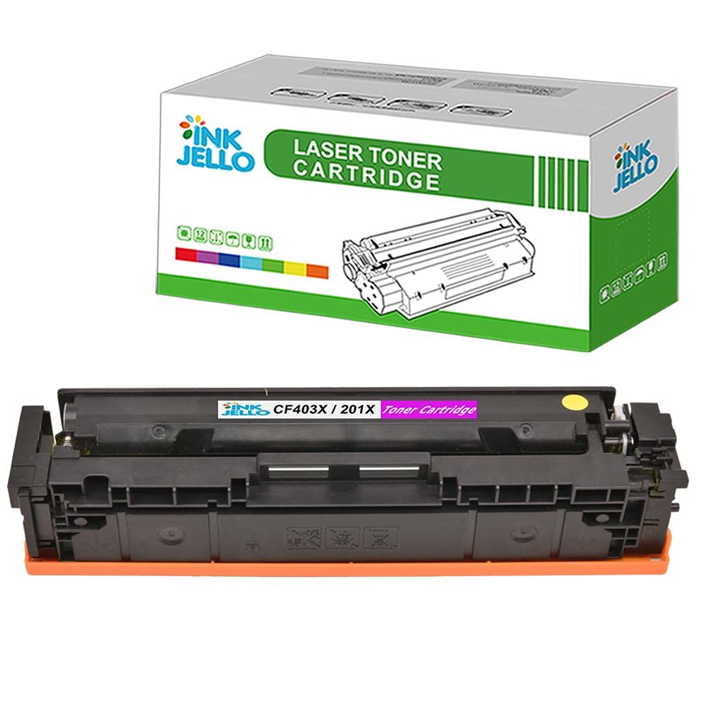 Inkjello Compatible Toner Cartridge Replacement for HP Colour LaserJet Pro M252dw M252n MFP M274n MFP M277dw MFP M277n CF403X (Magenta)