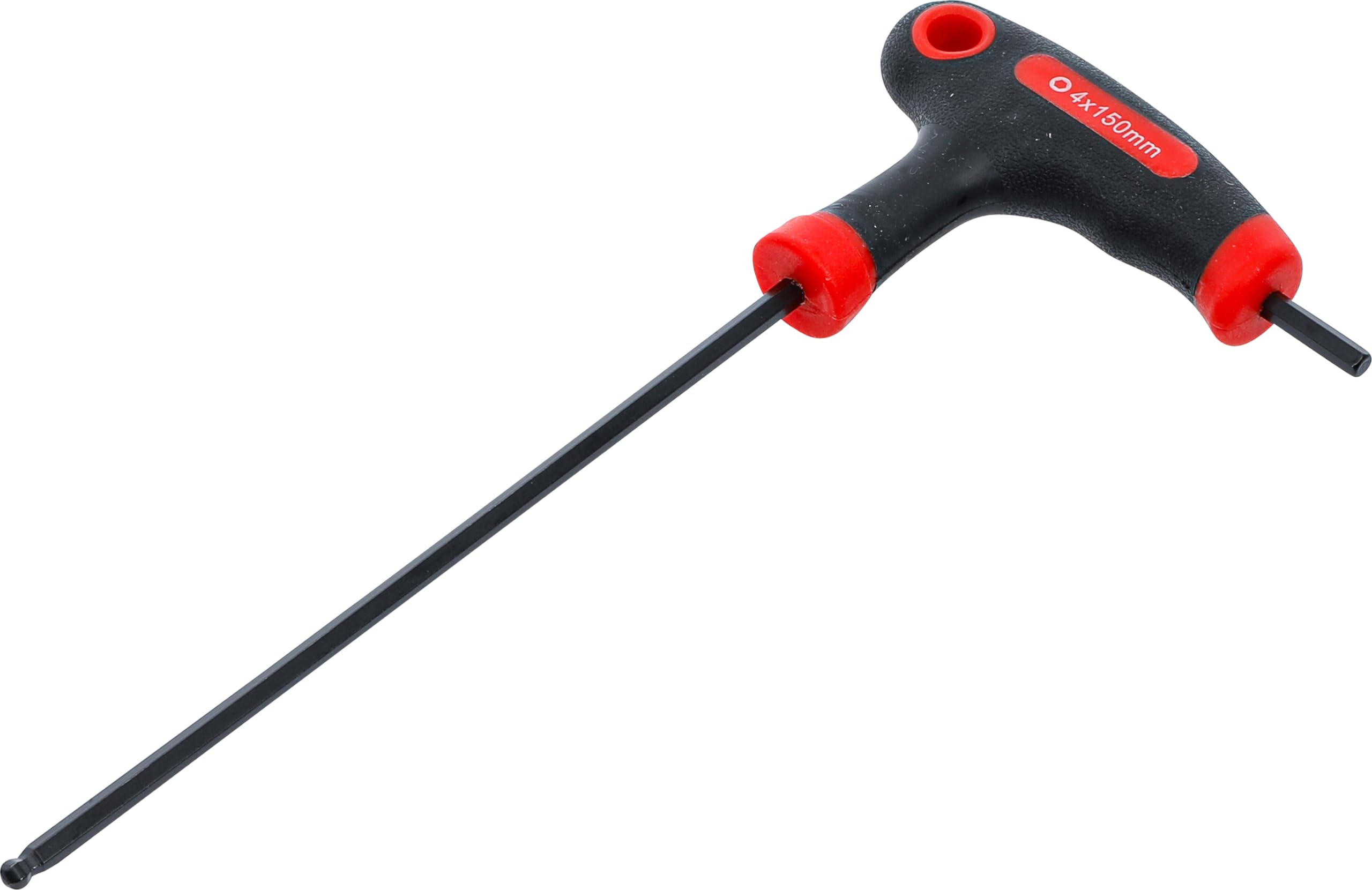 BGS Diy 7882-4 | T-Handle L-Type Wrench | internal Hexagon / internal Hexagon with Ball Head | 4 mm