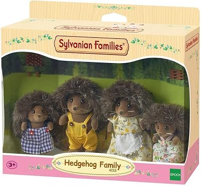 Sylvanian Families Hedgehog Family 4 Piece Dollhouse Playset Figures 4018