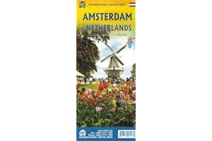 Amsterdam & Netherlands Travel Reference Map (Waterproof) 1:8,000/1:400,000