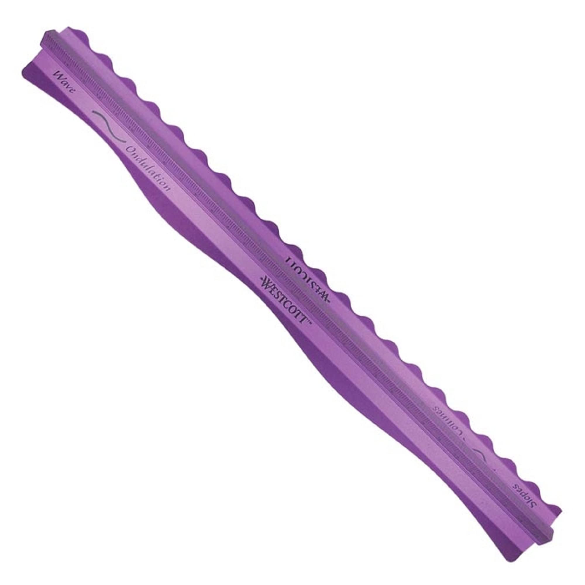 Acme 12-Inch Slope and Wave/Grip and Rip Aluminium Tearing Rulers