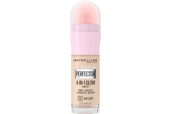 Maybelline New York Instant Age Rewind - Face Makeup Instant Perfector 4-In-1 Glow Makeup, Fair-Light