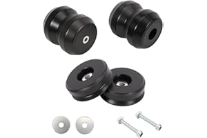 GAOGSIY 5.5" 2PCS Rear Bump Stops Rubber Block fits Ram 1500 2009-2020 Rear Axle Jounce Bumpers replace ‎5285A-A5788E ，afford Weight 8600 lbs