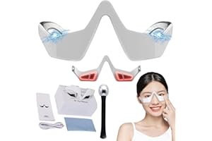 POFEIYA Botanique Paris - 2025 New Botanique Paris Under Eye Device, RevitalEyes Under-Eye Red Light, Eye Bag Remover Glasses, Revital Eyes Red Light Glasses for Remove Dark Circles Relax Eye Strain