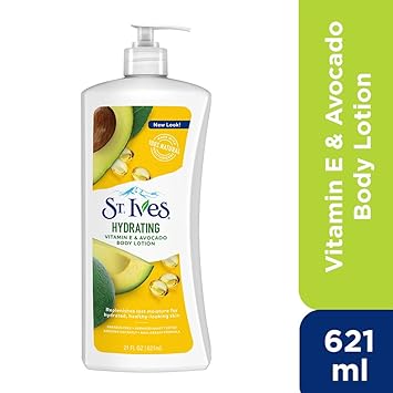 St. Ives Hyderating Vitamin E & Avacado Body Lotion, 621 ml