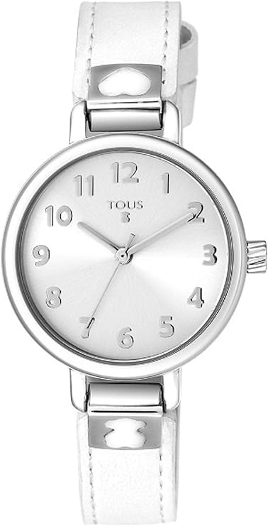 Reloj tous Dream de acero con correa de piel blanca Ref ...