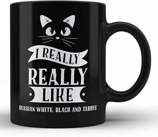 Amazon Com I Really Love Russian White Black And Tabbys Cats