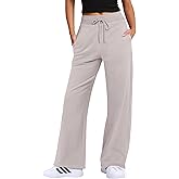 ANRABESS Women's Wide Leg Pants High Waist Drawstring Sweatpants Joggers with Pockets