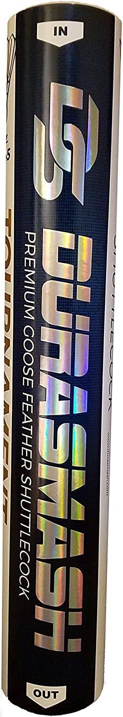 DURASMASH Excellent Grade Premium Goose Feather Badminton Shuttlecock Multi-Pack