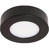 Armacost Lighting 223413 Purevue Led Puck Light in A Black Finish, Bright White
