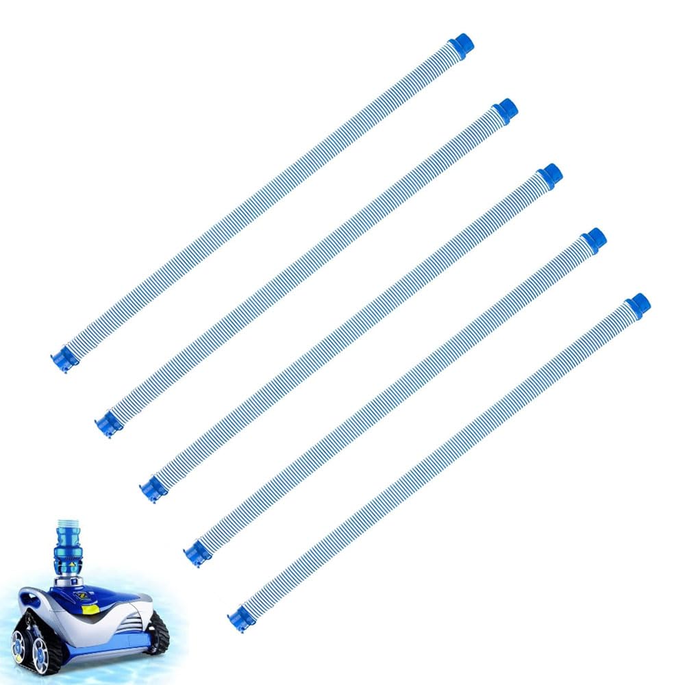 Photo 1 of 5 Pack R0527700 Pool Cleaning Vacuum Hoses, 39 Inch Fast Twist Lock Hose Replacement Kit Compatible for MX6,MX8,X7,T3,T5 Swimming Pool Cleaner