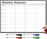 The Magnet Shop TMS A4 Magnetic Weekly Planner for Fridge with 4 Markers