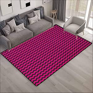 Alfombra para Dormitorio, habitación de Adolescente, diseño de Zigzag