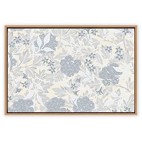 SIGNWIN Framed Canvas Wall Art Floral Pattern Canvas...