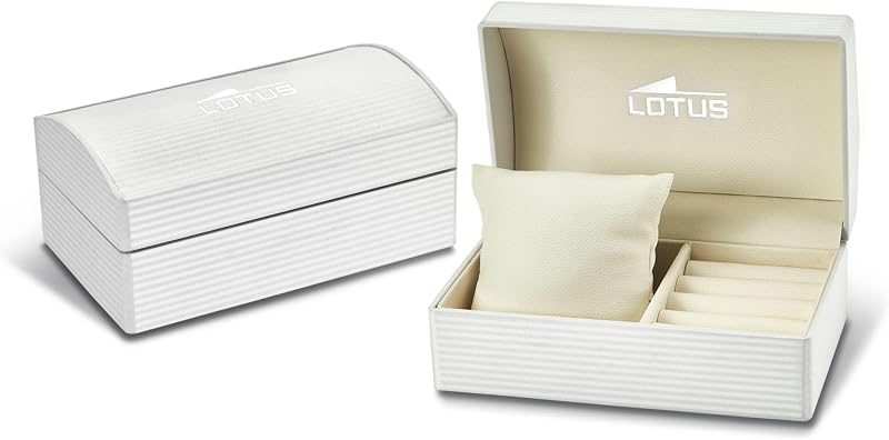 Relógio analógico feminino 316l em aço inoxidável em prata - movimento de quartzo - cristal mineral de alta resistência - resistente à água 5 ATM 18737/2 - minimalista para ela