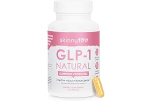 SkinnyFit - GLP-1 Natural Probiotic Supplement (30 Servings) - Weight & Fitness Goals - Cravings, Appetite & Digestion - Berberine & Probiotics - Non GMO, Gluten Free & Dairy Free - Beauty & Body Care