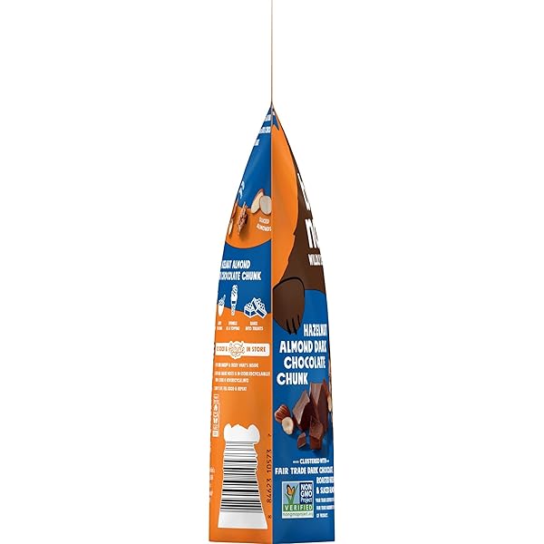 BEAR NAKED GRANOLA CEREAL, WHOLE GRAIN GRANOLA, BREAKFAST SNACKS, HAZELNUT ALMOND DARK CHOCOLATE CHUNK, 11OZ BAG (1 BAG)