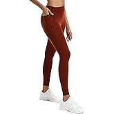 PaletteFit No Front Seam Leggings with Pockets for Women, Tummy Control High Waisted Leggings, Women's Workout Gym Yoga Pants