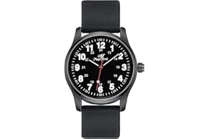 SUDESMO Fashion Watches for Women Nurse Watch for Students Waterproof Watch for Men Silicone Watch Luminous Watch 24 Hours Watch Easy to Read Watch with Second Hand