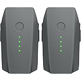 MVMOD Mavic Pro Battery 2 Pack, 11.4V 3830mAh Intelligent Flight Battery for DJI Mavic Pro Platinum/Alpine White Drone, 25 Minutes Flight Time Rechargeable Batteries