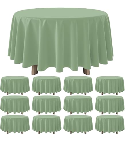 WNINK Lot de 4 nappes rectangulaires en plastique bleu clair, jetables, 137,2 x 274,3 cm, pour fête prénatale, anniversaire, fête prénuptiale, fiançailles, mariage WNINK Lot de 4 nappes rectangulaires en plastique bleu clair, jetables, 137,2 x 274,3 cm, pour fête prénatale, anniversaire, fête prénuptiale, fiançailles, mariage
