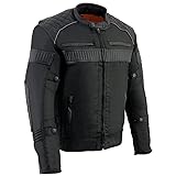 Milwaukee Leather MPM1735 Men's Black Textile
