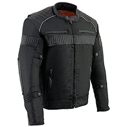 Milwaukee Leather MPM1735 Men's Black Textile