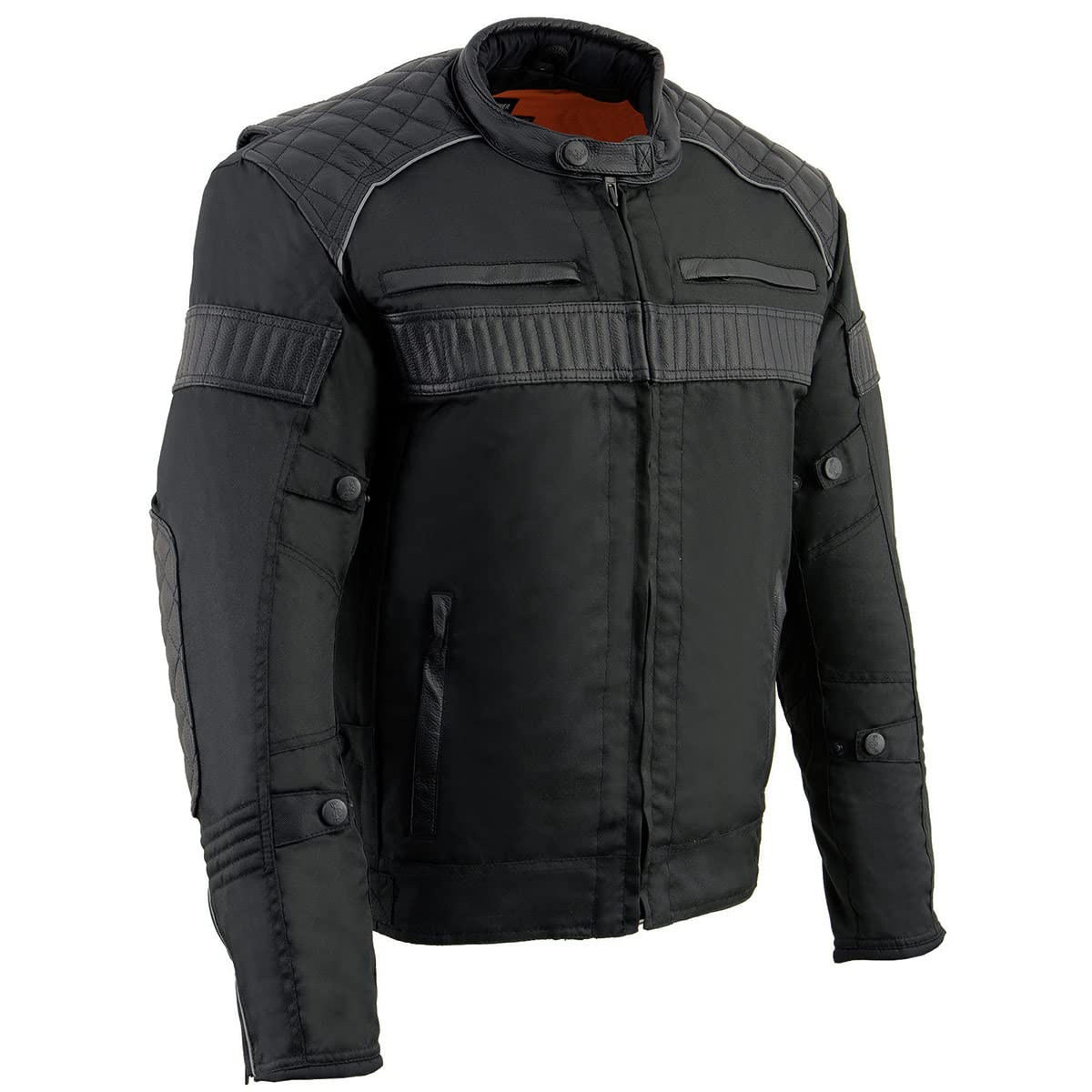 Milwaukee Leather MPM1735 Men's Black Textile