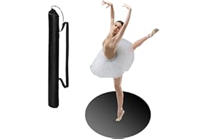 PullCrease Portable Dance Floor Smooth Ballet Floor Vinyl Dance Mat for Home Stage Studios Kids Adults Practice Improve