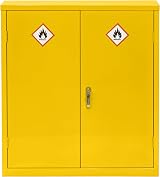 The Workplace Depot Hazardous Storage Cabinet – Lockable Doors 30L Sump