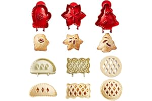 Hand Pie Molds for Baking - Dough Presser Mini Pocket Pie Molds - One Press Fall Thanksgiving Halloween Apple Pumpkin Hand Pi