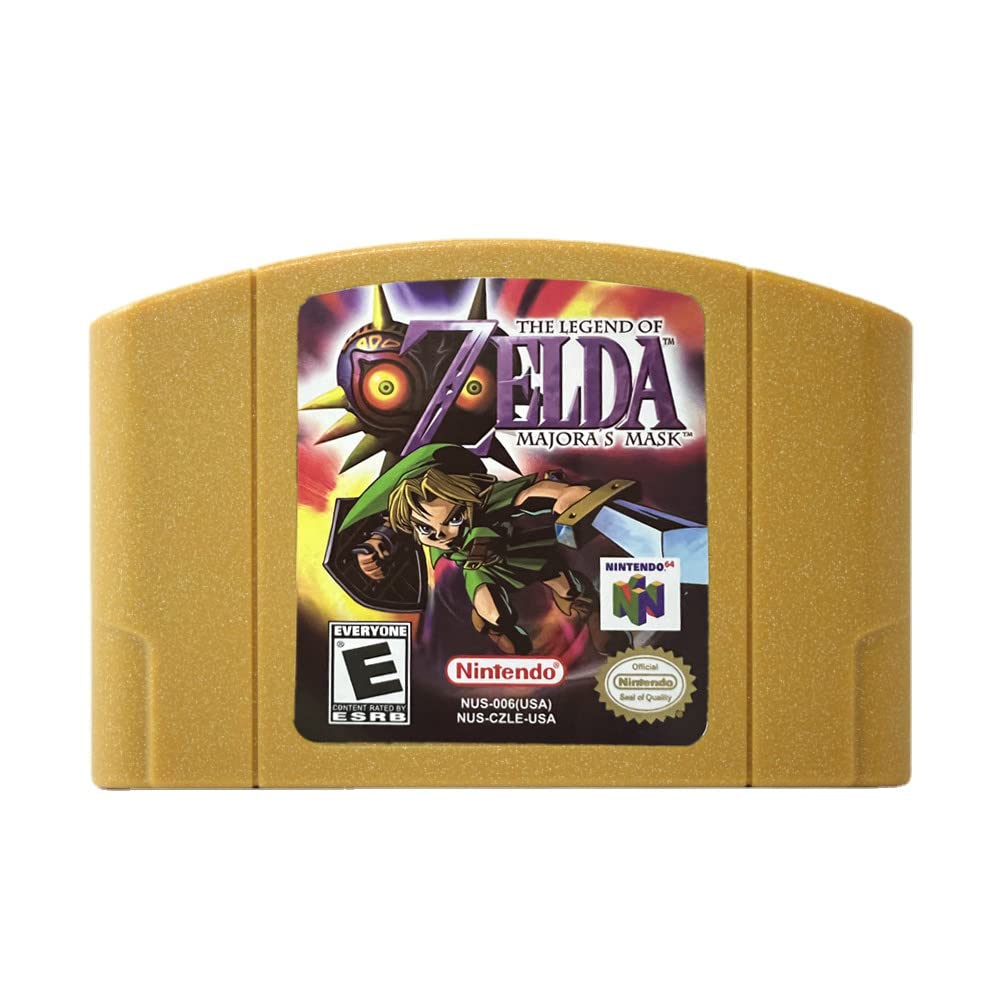 INSTR N64 games Cartridge Legend of Zelda, The - Majora's Mask NTSC Version Retro Games reconstructed