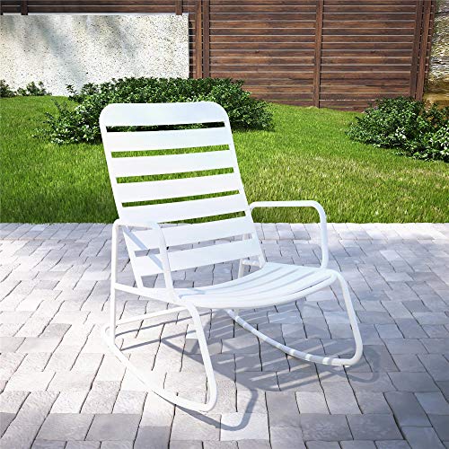 Novogratz-88065WHT1E-Poolside-Roberta-Outdoor-Rocking-Chair-White