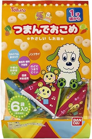Amazon 東ハト Nhkいないいないばあっ つまんでおこめやさしいしお味 24g 4g 6袋 12袋 東ハト スナック菓子 通販