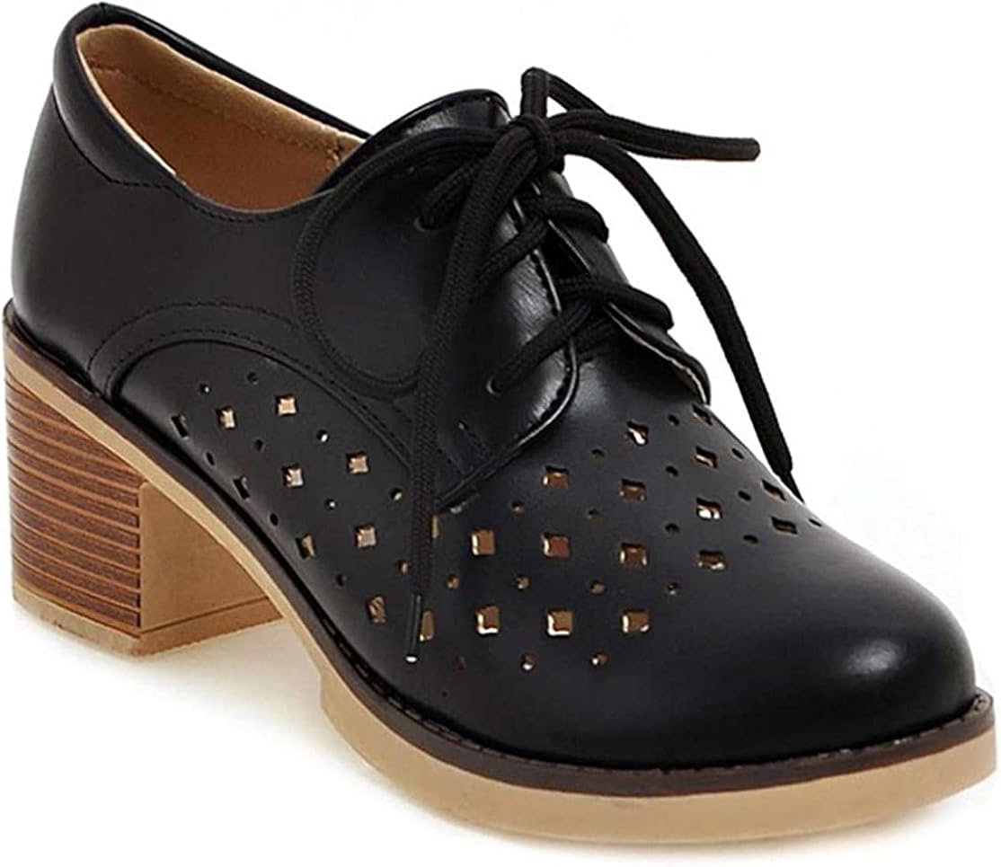 platform heeled oxfords