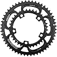 DJC Road Bike Chainring 110BCD Double Chainring 5 Arms Round Oval 2X 50T 34T 35T 53T 39T 52T 36T Gravel for Sram Red Rival S350 S900