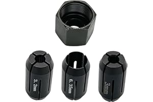 KIMGU 389244-00 389243-00 Cut-Out Tool Collet Chuck Replce for DeWalt DC550 DC551 DW660 Palm Router (4 pack)